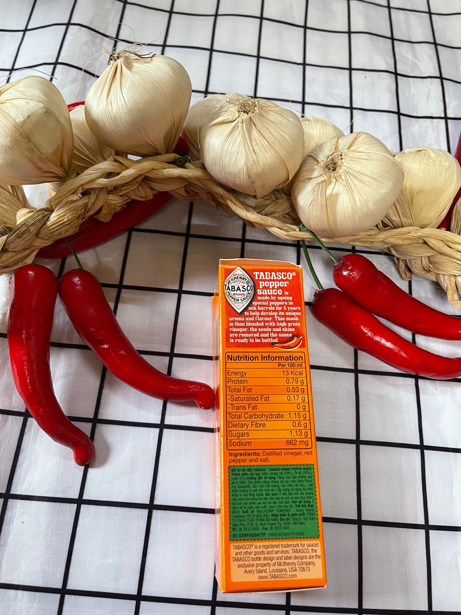 SỐT ỚT ĐỎ TABASCO PEPPER SAUCE 60ML/CHAI