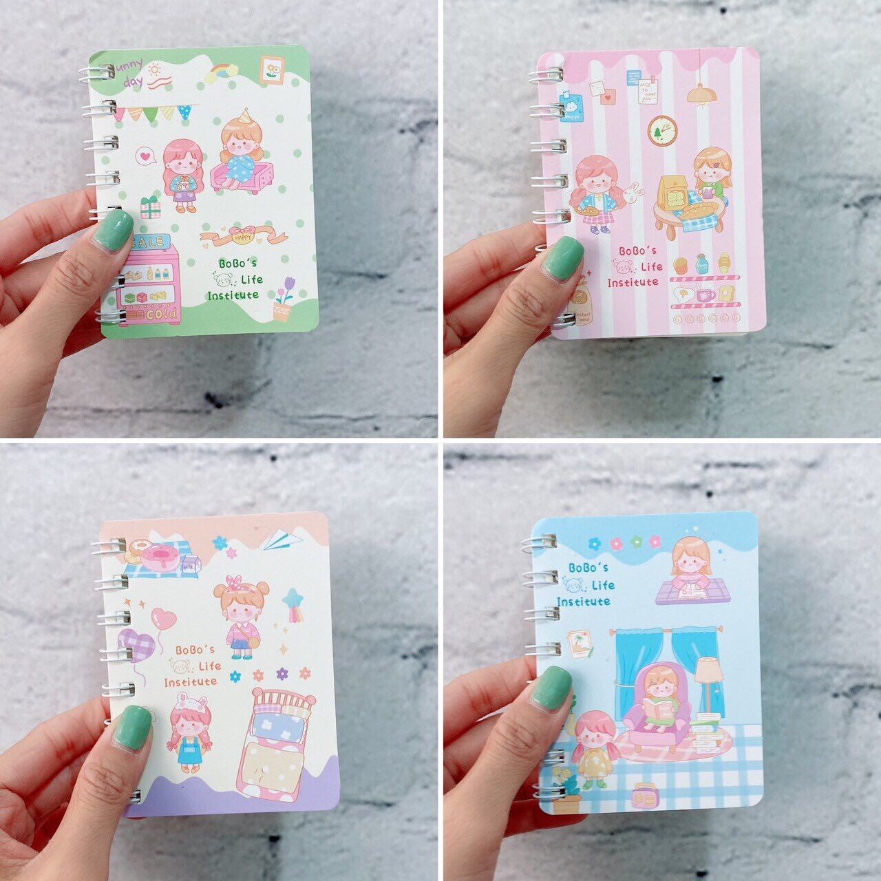 Sổ lò xo A7 nhiều hình dễ thương (giao hình ngẫu nhiên)