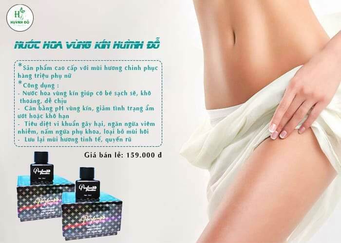 Nước hoa vùng kín huỳnh đỗ