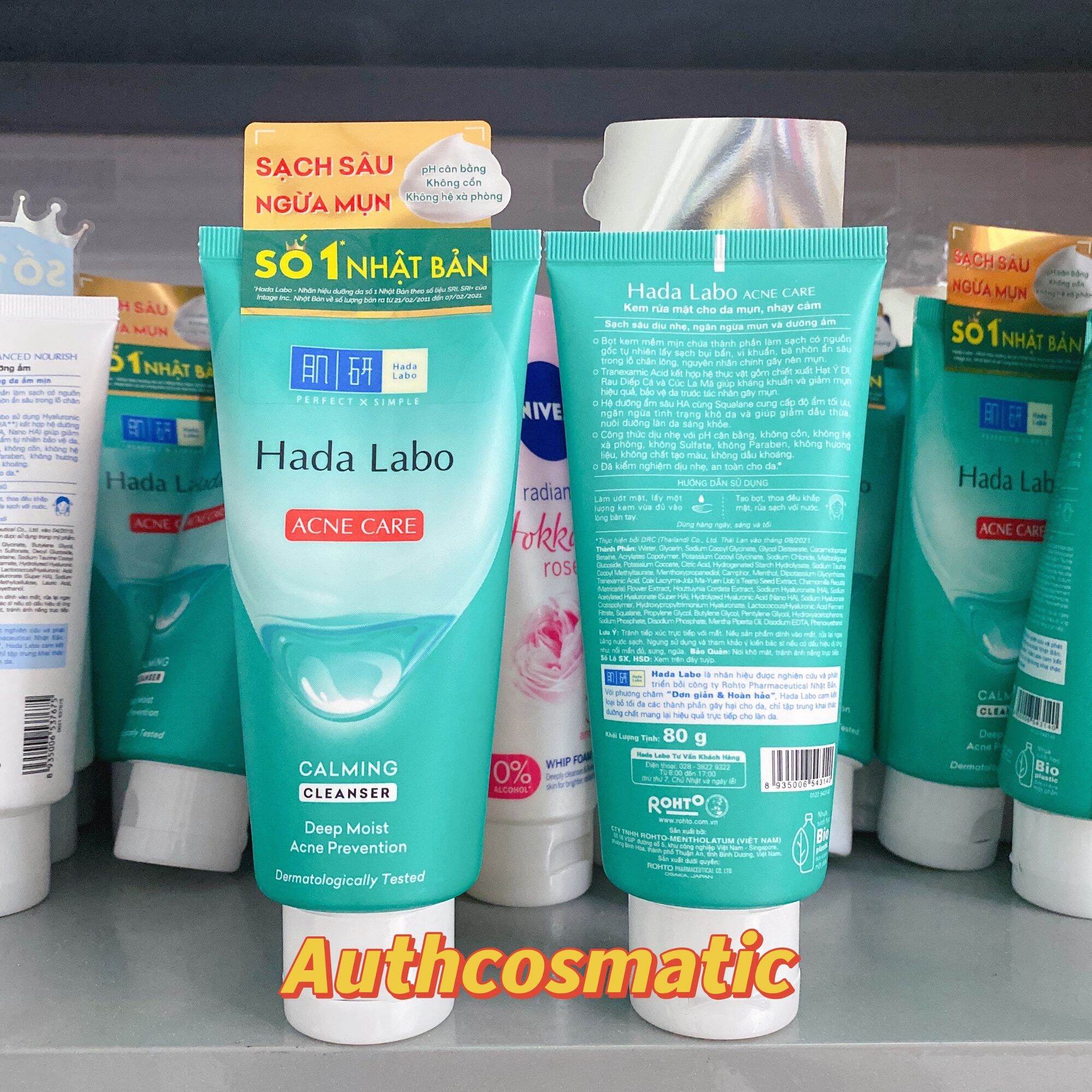 KEM Rửa Mặt Hada labo Đủ Mẫu 80g