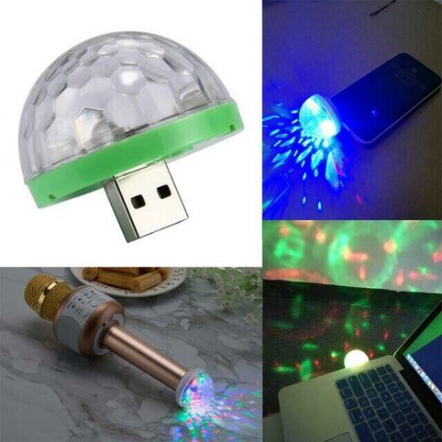 Đèn led vũ trường mini cảm ứng theo nhạc