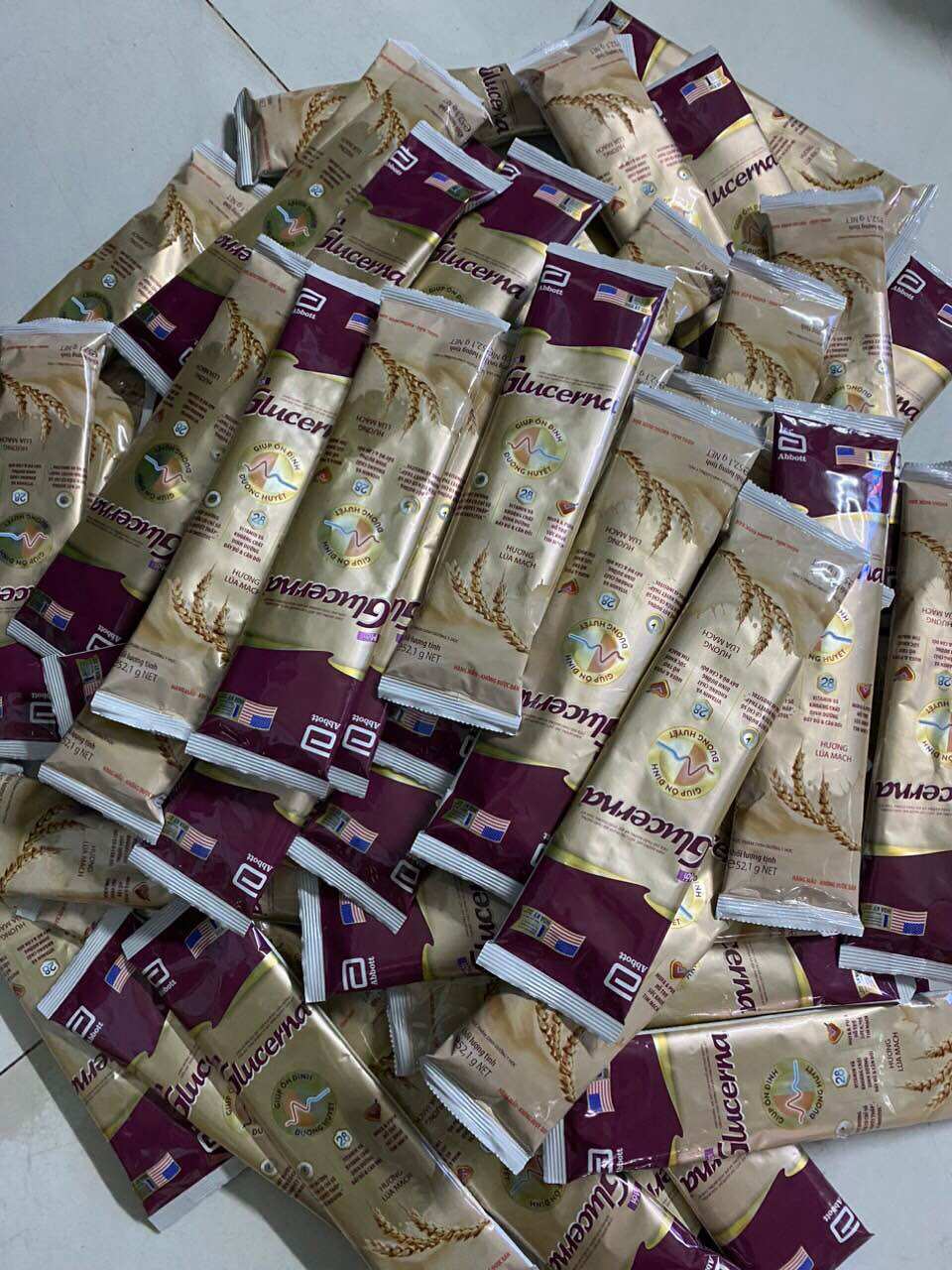 Combo 10 Gói Sữa Glucerna Tiểu Đường (52,1g) Đủ Hương Date 2027