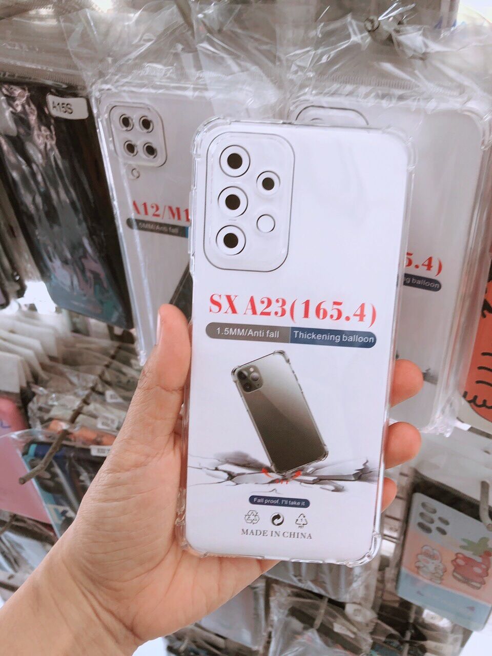 Ốp lưng dẻo trống sốc sam sung A23