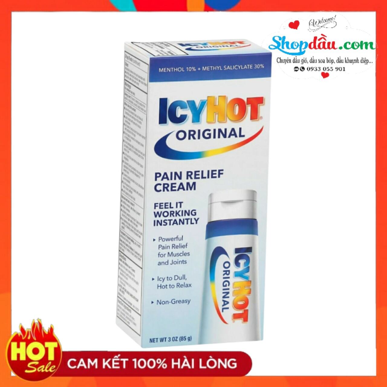 [HCM]Dầu xoa bóp Icy Hot Cream