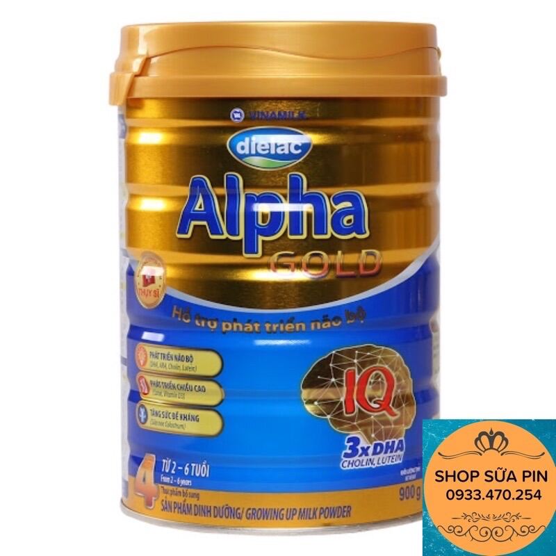 Sữa bột Dielac Alpha Gold số 4 900g thumbnail