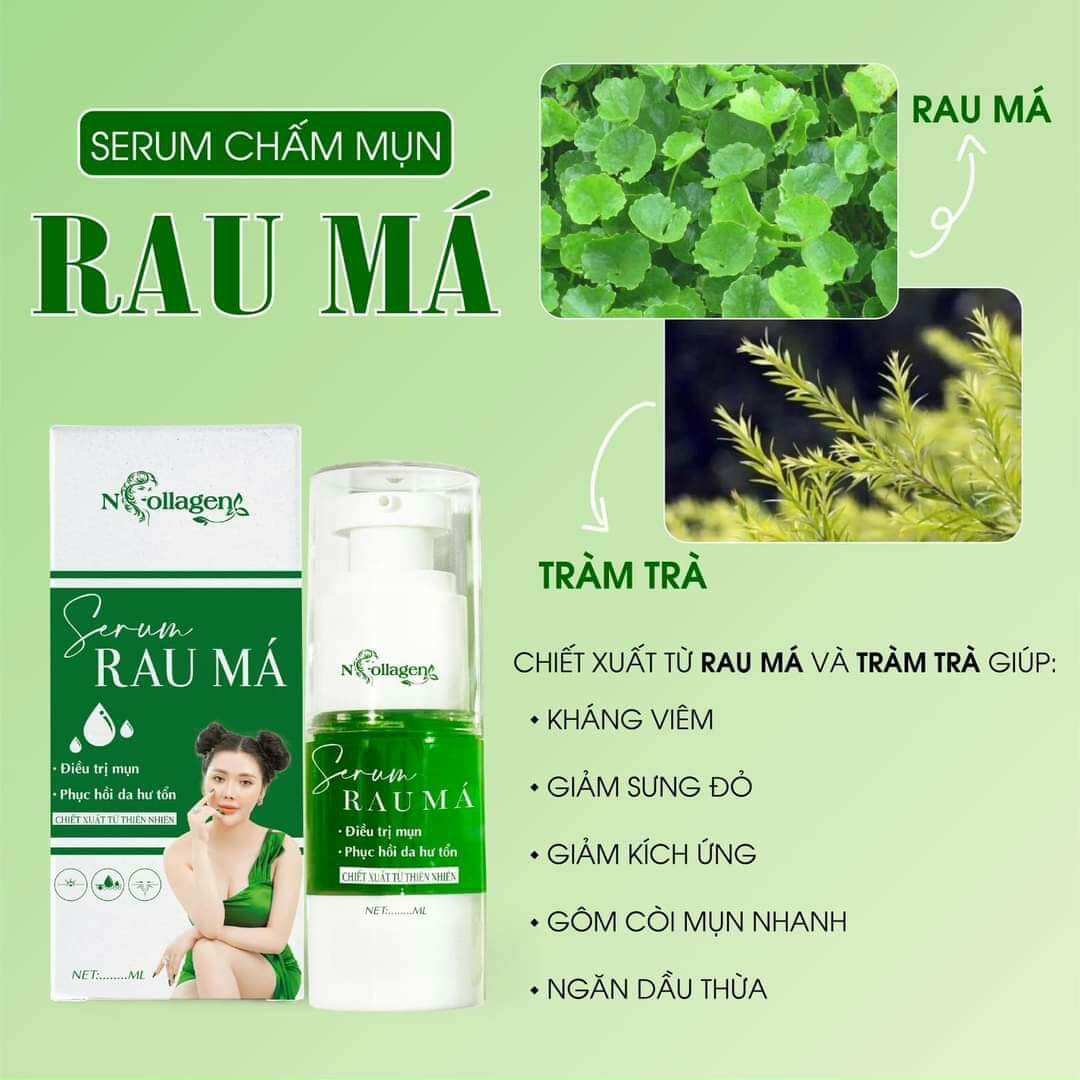 SERUM CHẤM MỤN RAU MÁ NCOLLAGEN
