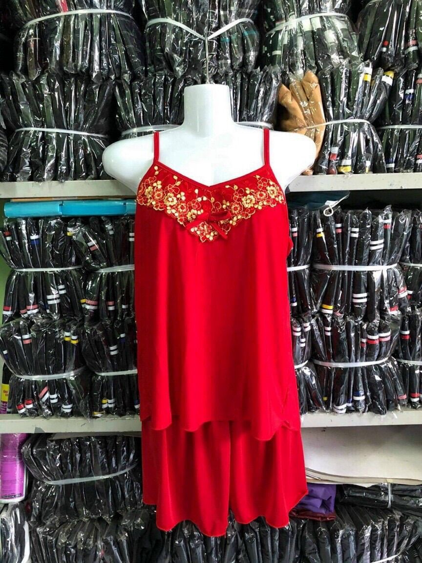 Bộ đùi thun lạnh 2 dây nhí phối ren