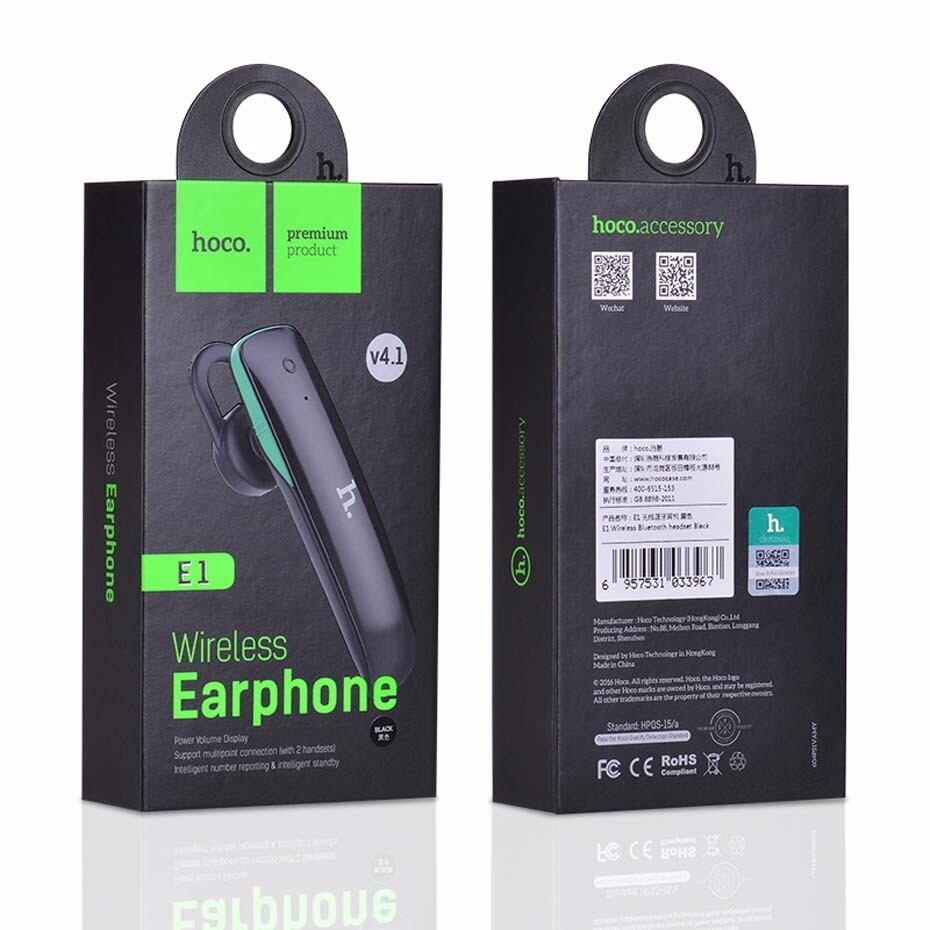 Tai nghe bluetooth hoco e1 nhỏ gọn thể thao