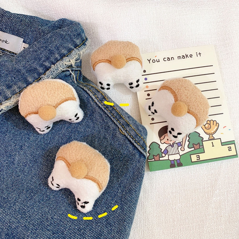 Pin/ghim/huy hiệu cài áo, balo, túi xách hình mông cún Corgi