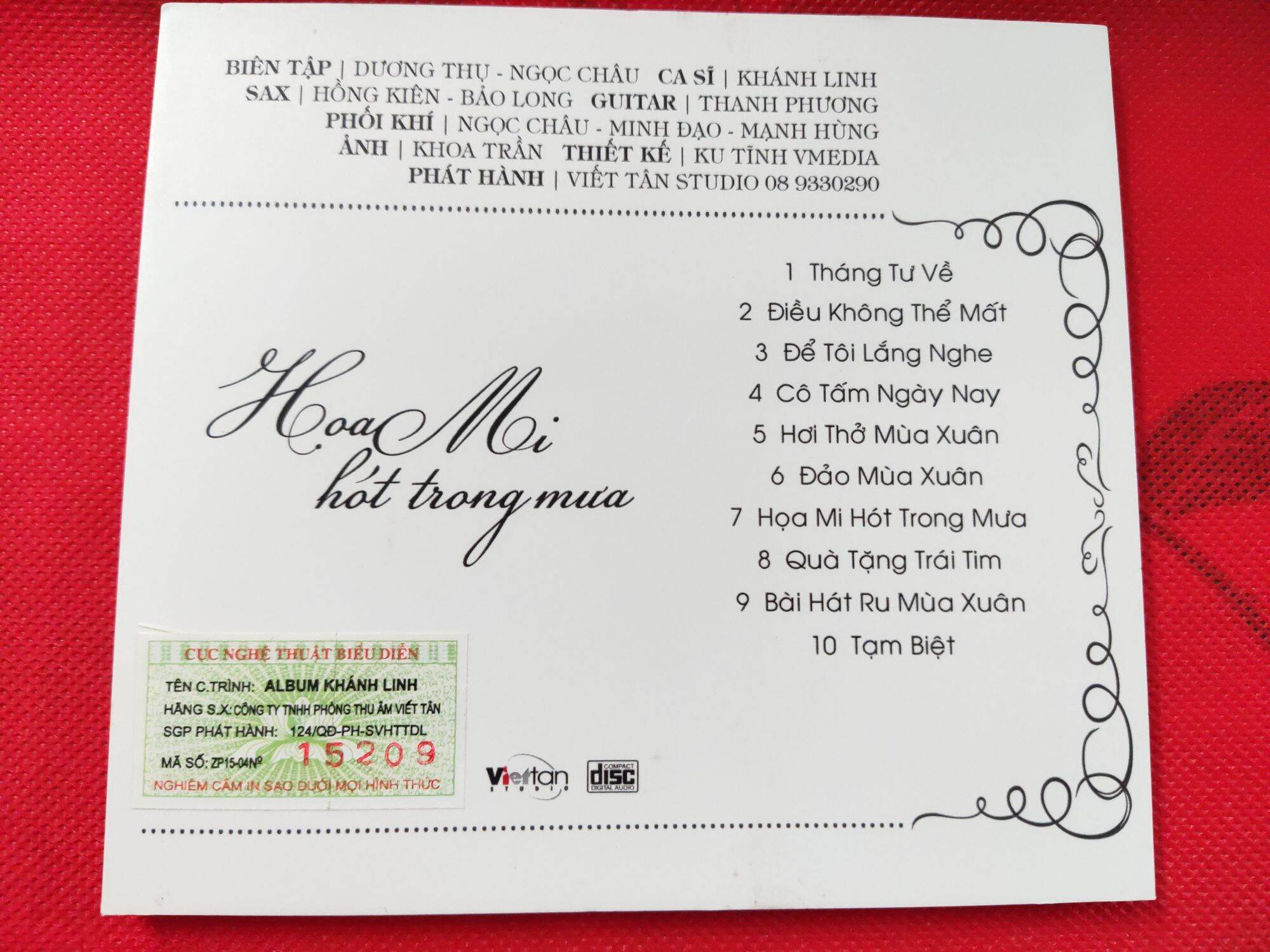 CD Khánh Linh vol 1 - Hoạ Mi hót trong mưa