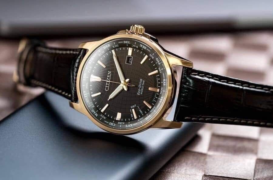 Đồng hồ nam Citizen dây da, size 41mm