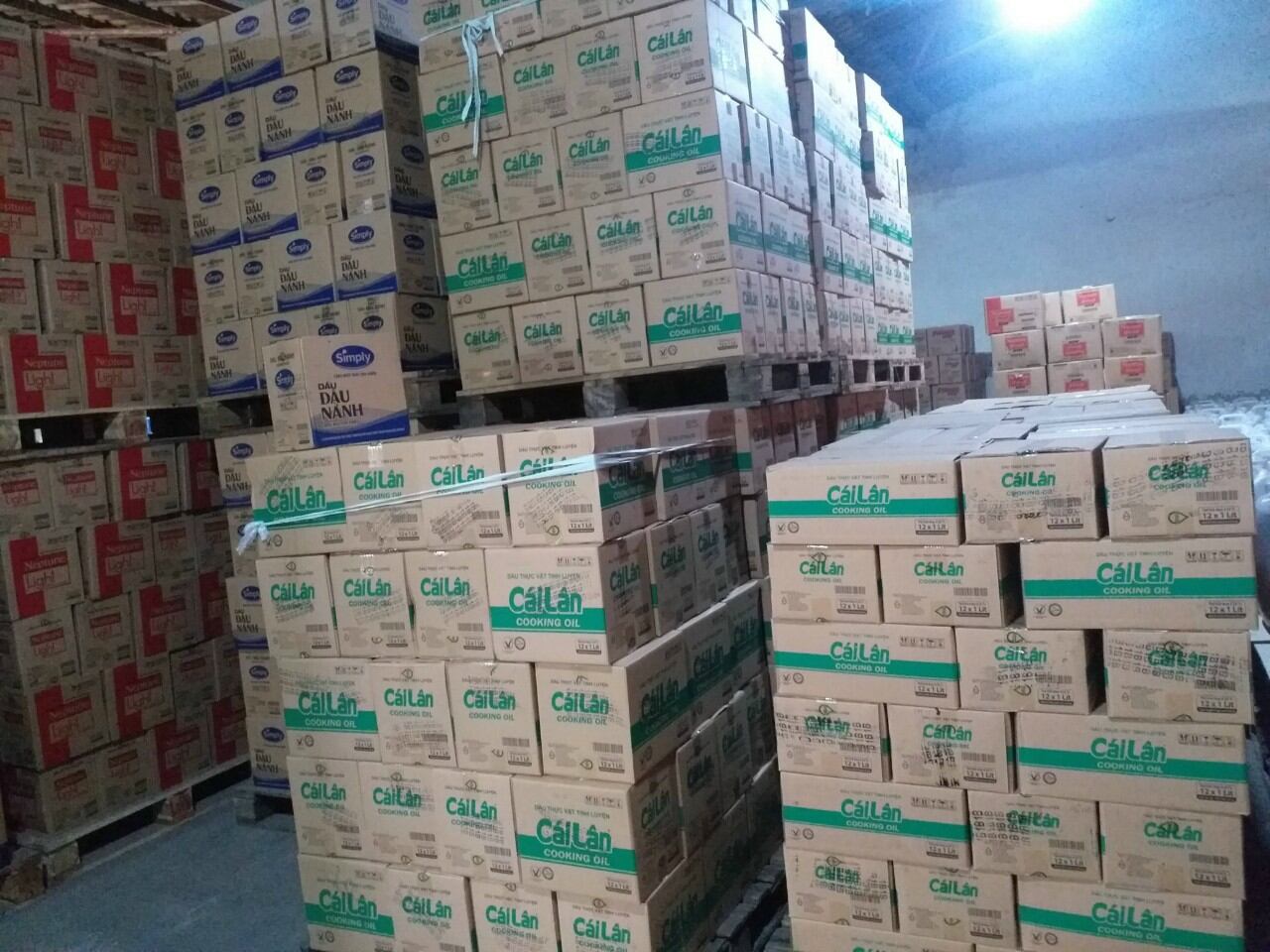 Dầu ăn thực vật cái lân 1lít