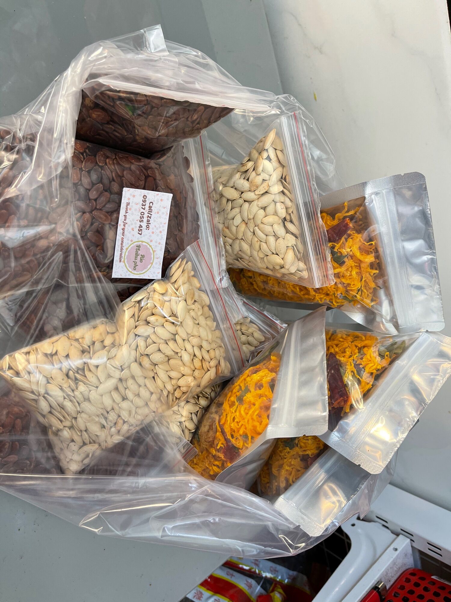 500gr hạt bí rang muối