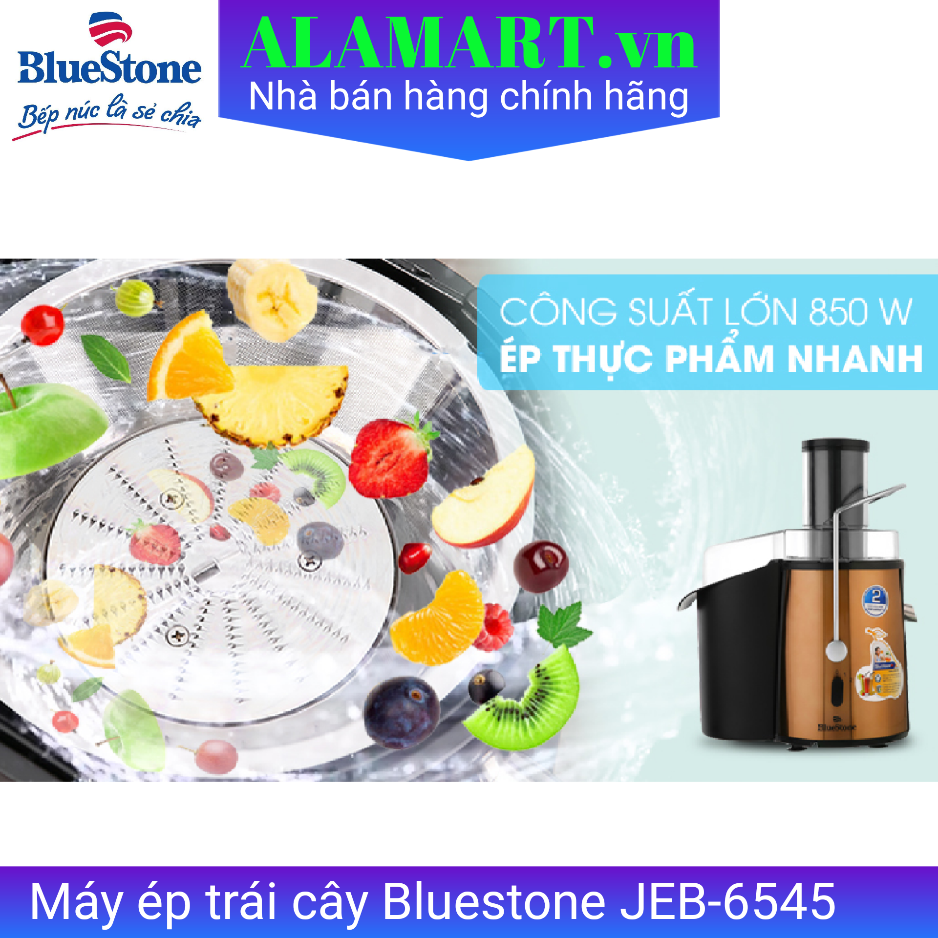 Máy ép trái cây Bluestone JEB-6545 850w