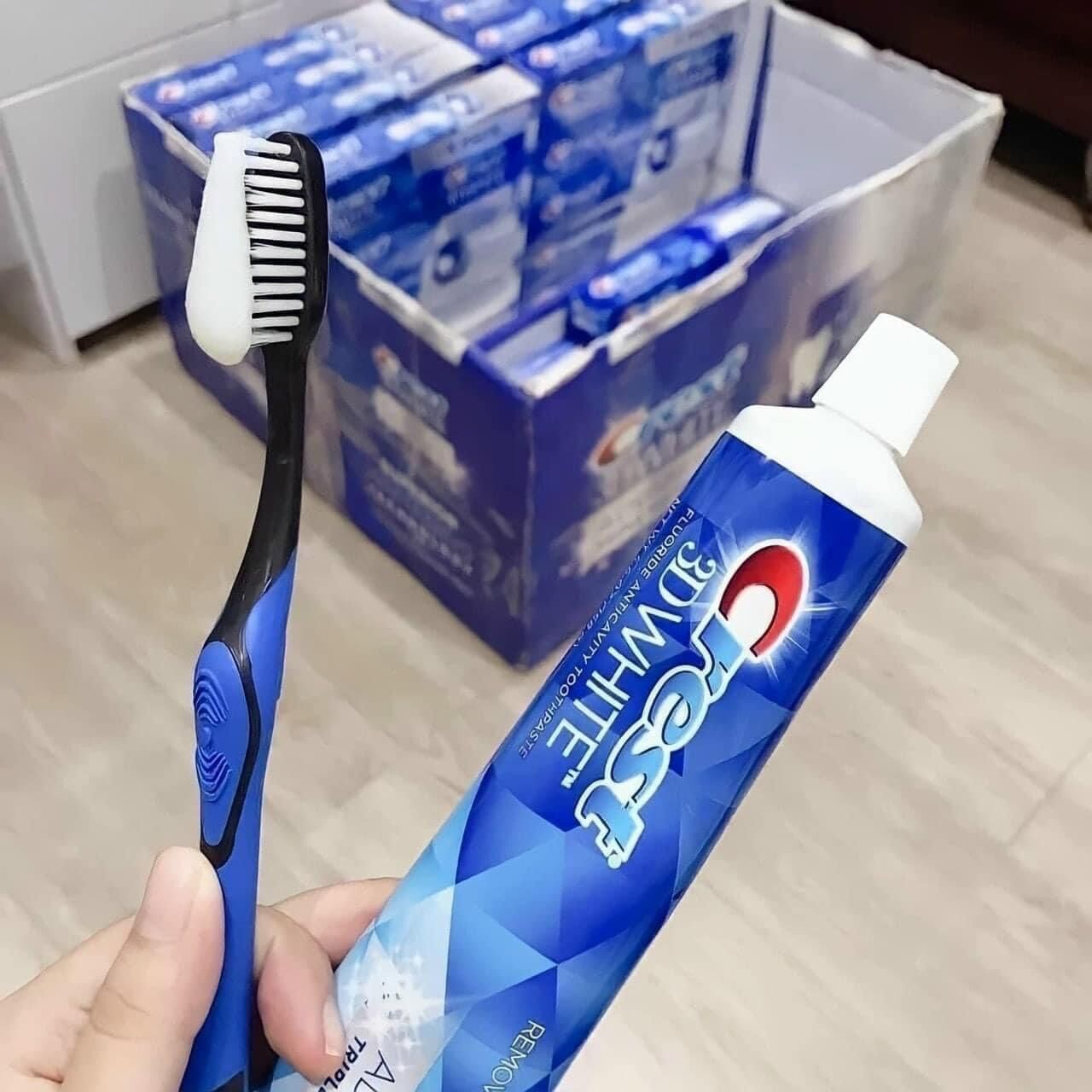 Kem đánh răng date 2024 Crest 3D White [Bao bì mới] - EDS Hàng Mỹ