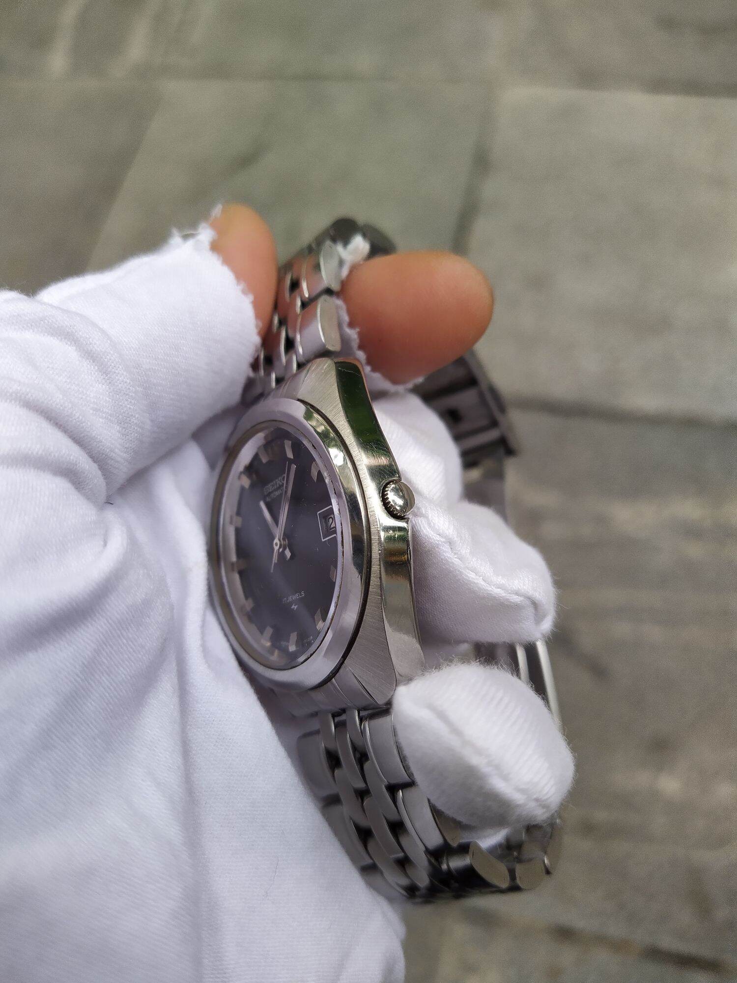 đồng hồ Seiko Vintage size 38.5 chưa núm
