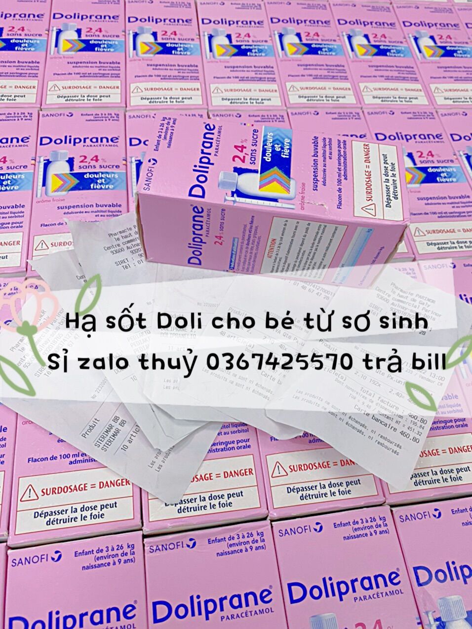 SIRO HẠ SỐT CHO BÉ CỦA PHÁP