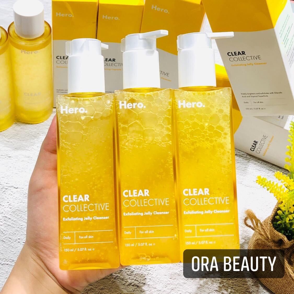 Sửa rửa mặt Hero Cosmetics Exfoliating Jelly Cleanser