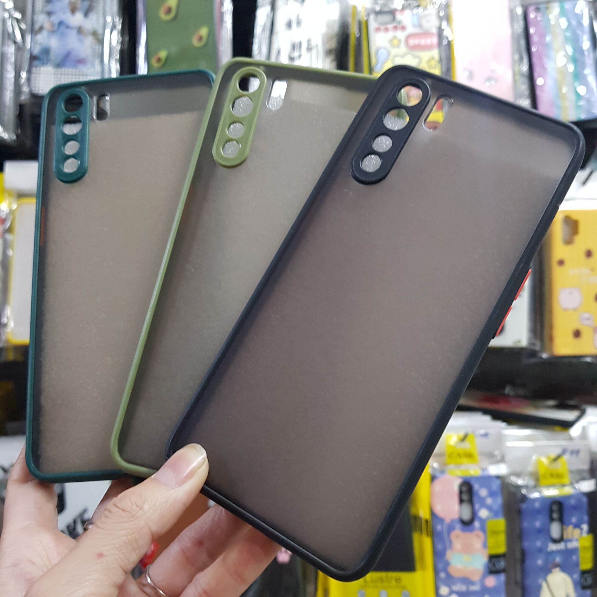 Reno 3 /oppo a91 ốp lưng viền màu lưng nhám siêu đẹp