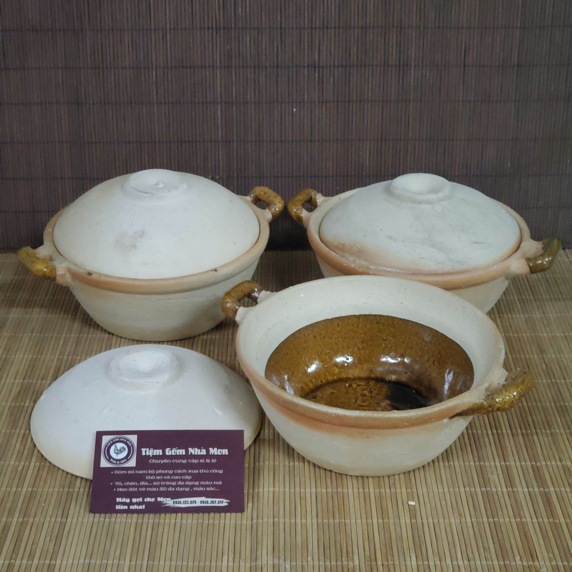🍀🍀💢🔥NỒI ĐẤT MEN SIZE LỚN 20CM🔥💢🍀🍀(Nồi men như hình 100%)👍 Sỉ sll có sẵn😉