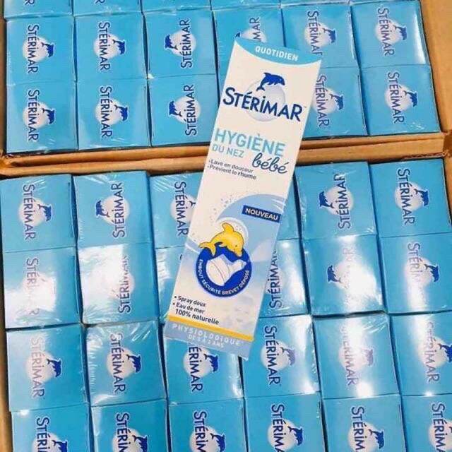 Xịt mũi Sterimar baby 100ml ( Xịt mũi cá heo pháp )