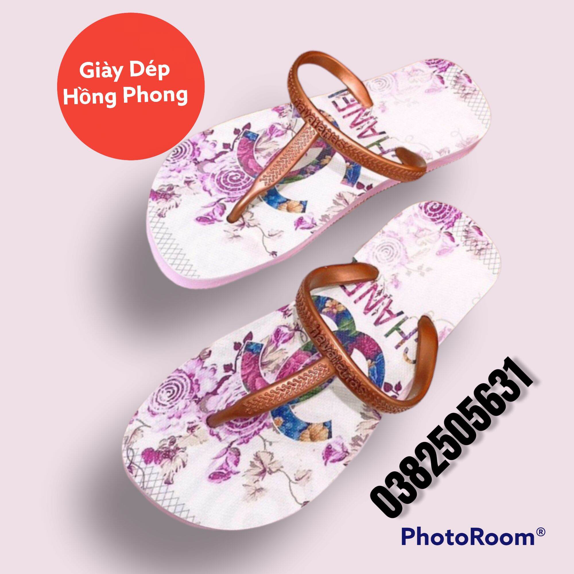 dép havaianas nữ xốp kiểu nhật