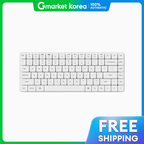 Keychron(KEYCHRON) | Bàn phím cơ không dây Keychron K3 SE2 màu trắng switch Red noiseless thiết kế m