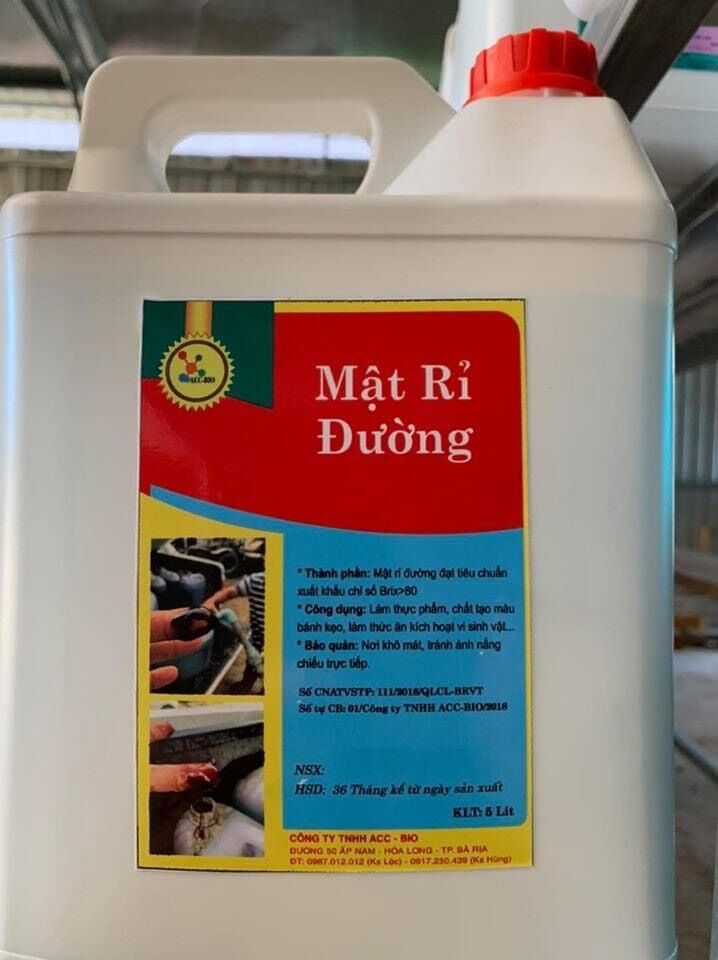 Mật rĩ đường nguyên chất tỷ trọng 1.45 .