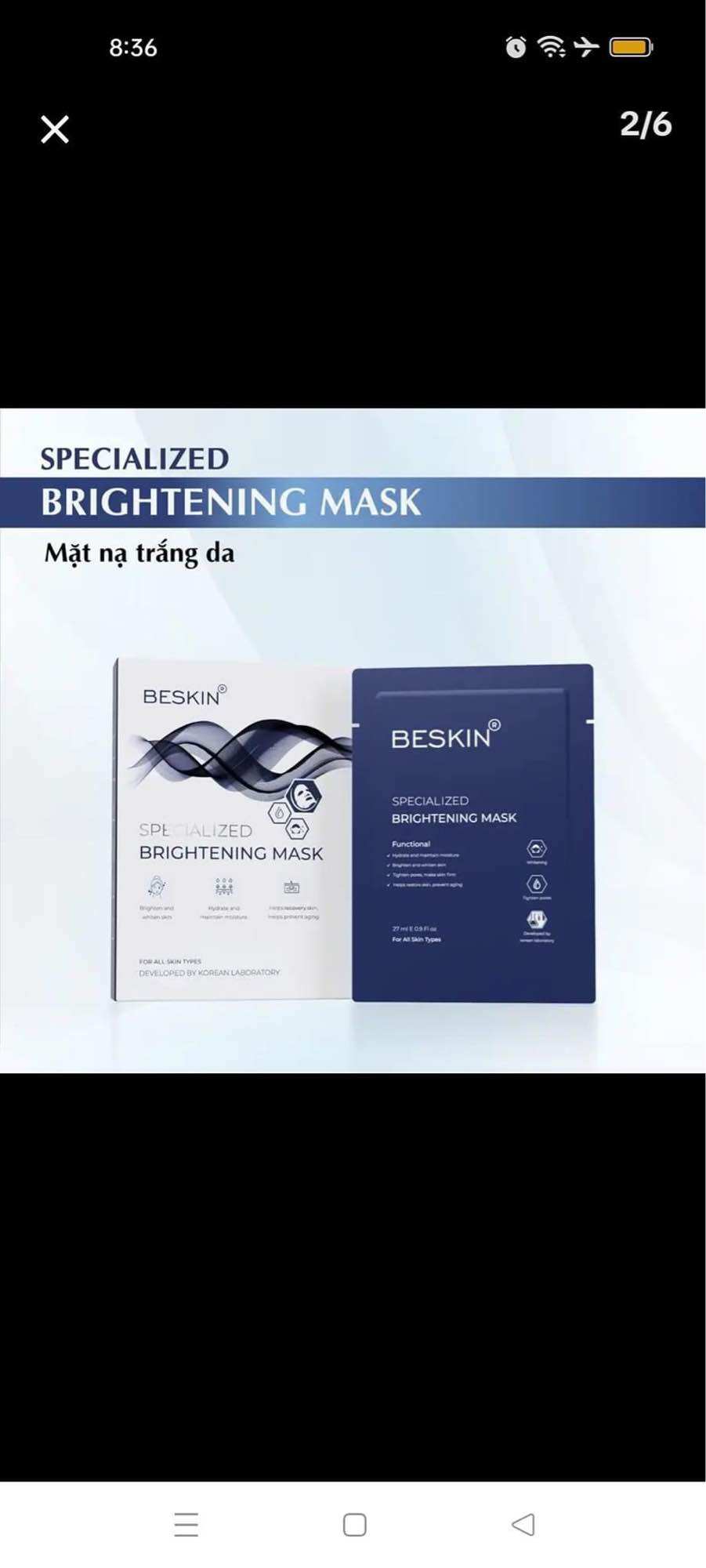 Mặt nạ cấp ẩm căng bóng da Beskin [Chính hãng]