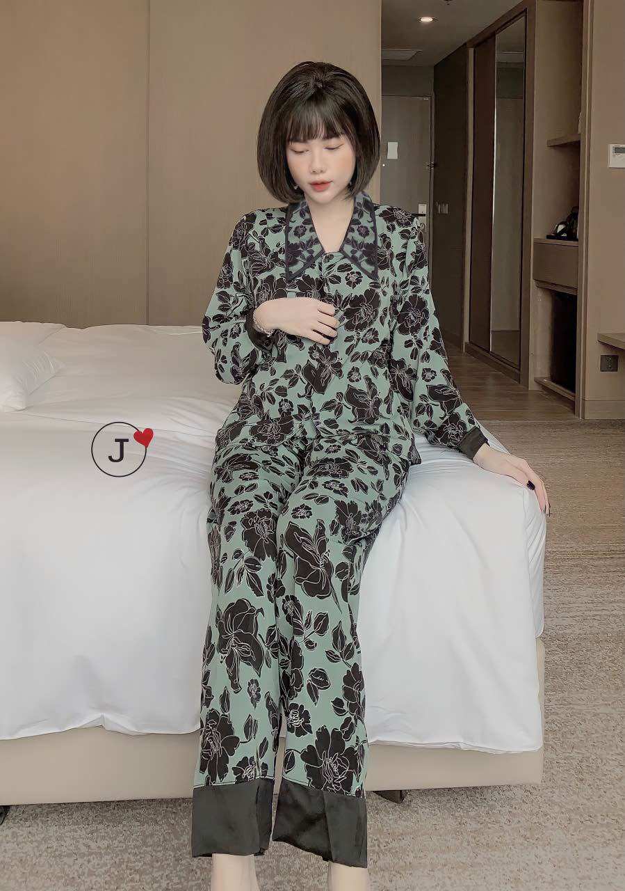 Đồ bộ lụa mango tay dài