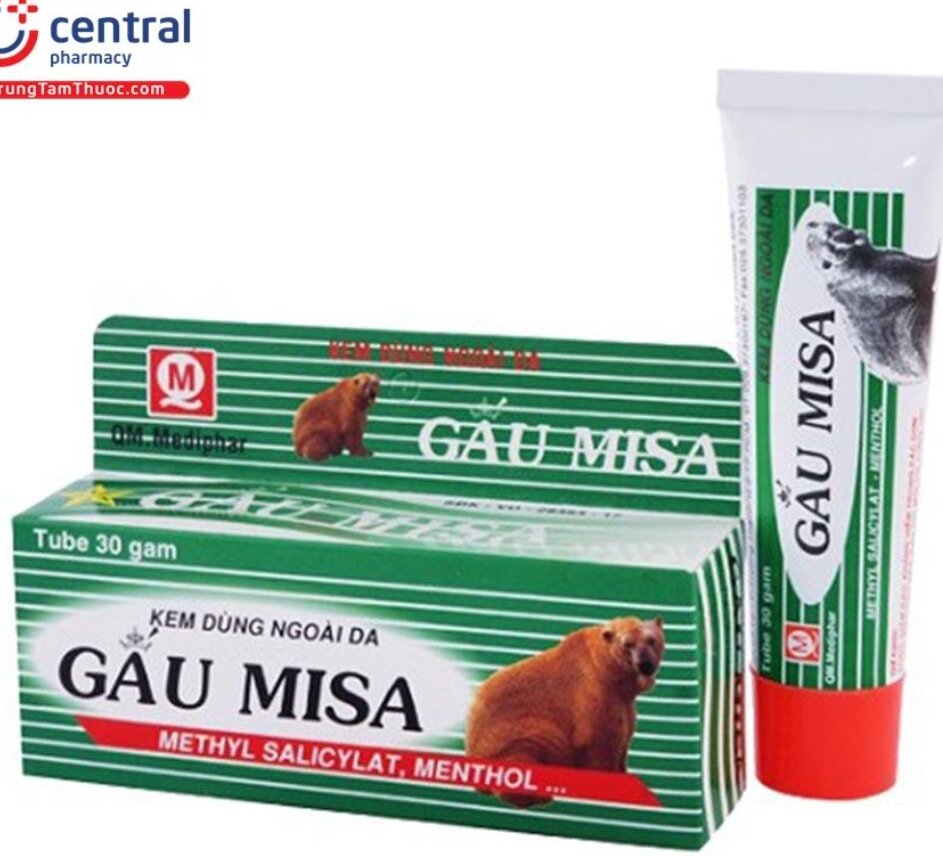 KEM BÔI DA GẤU MISA. H/1 tuýp  × 30g.