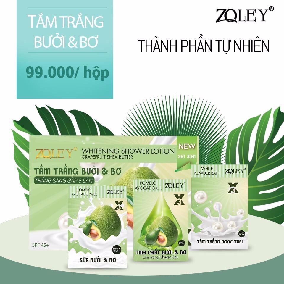 Tắm trắng bưởi bơ Zoley