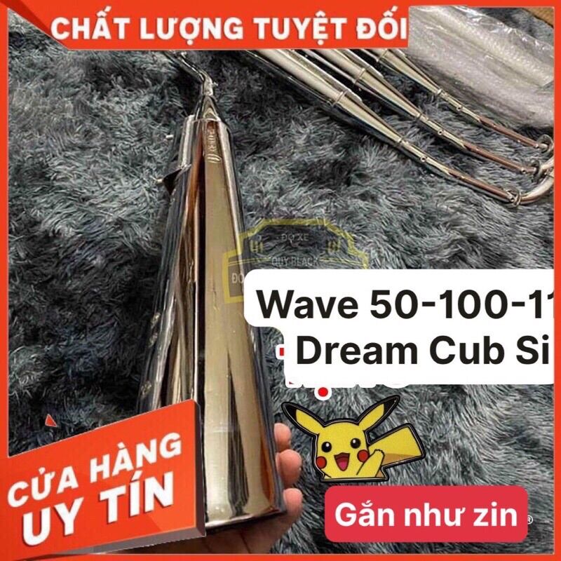 Pô 2543 lắp dream mẫu pô êm và móc