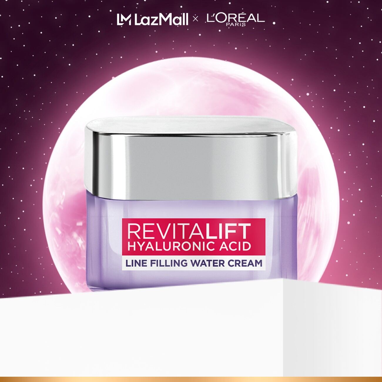 Kem dưỡng siêu cấp ẩm căng mịn da L'Oreal Paris Revitalift Hyaluronic Acid 50ml