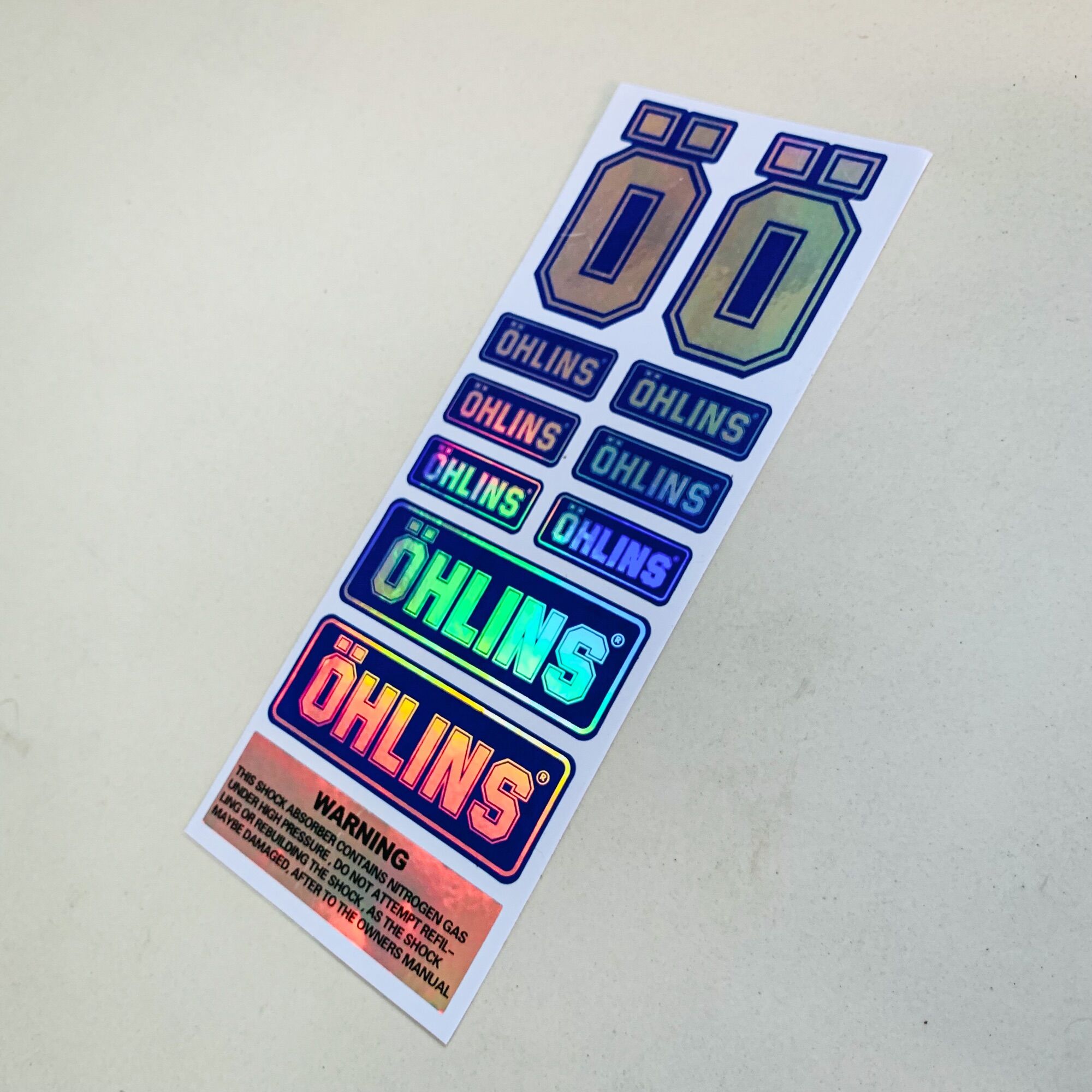 Tem Decal Phản Quảng Laser Vỉ 7 Sticker Siêu Chất