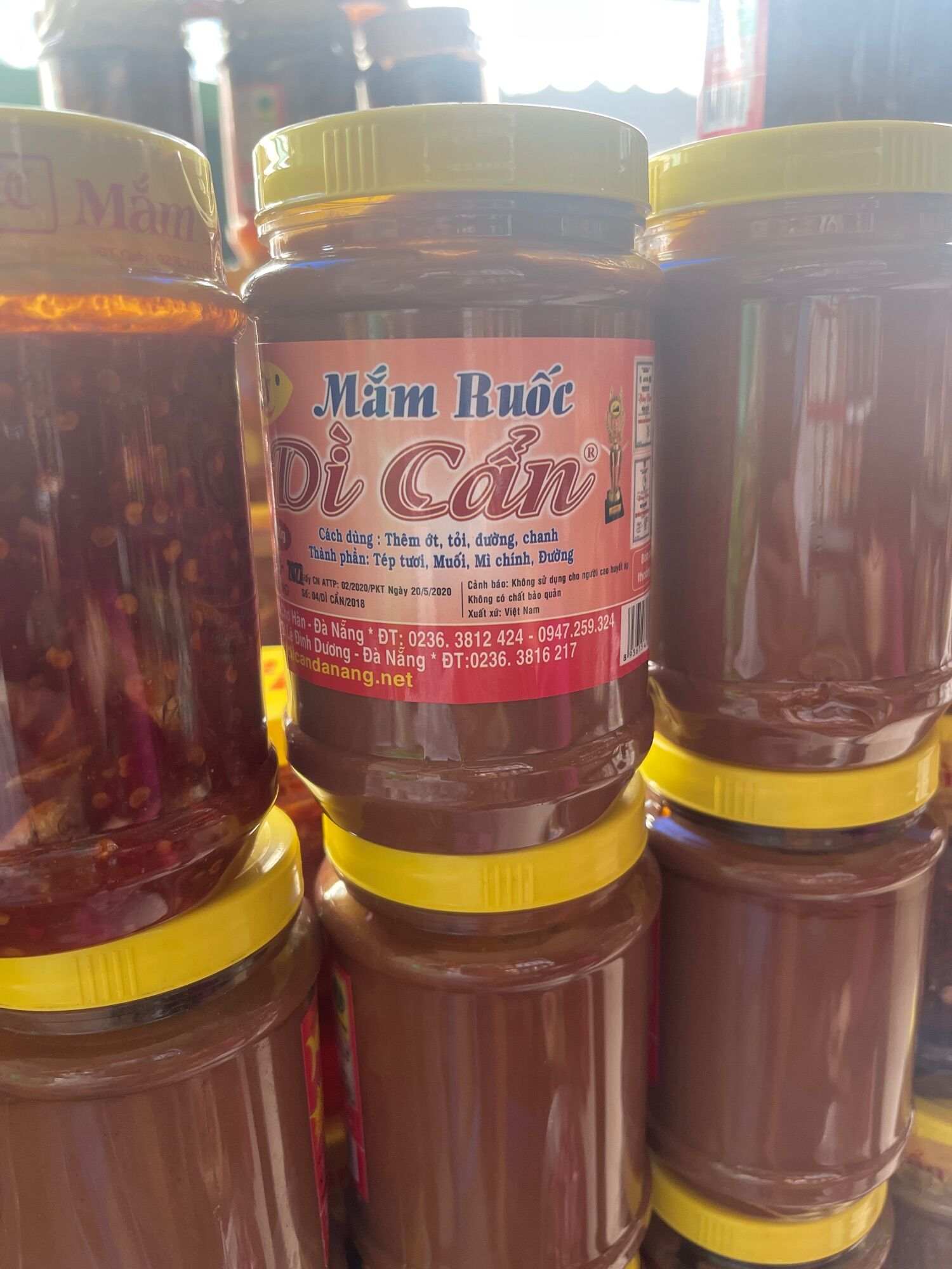 Mắm ruốc dì cẩn đặc sản đà nẵng hủ 500g