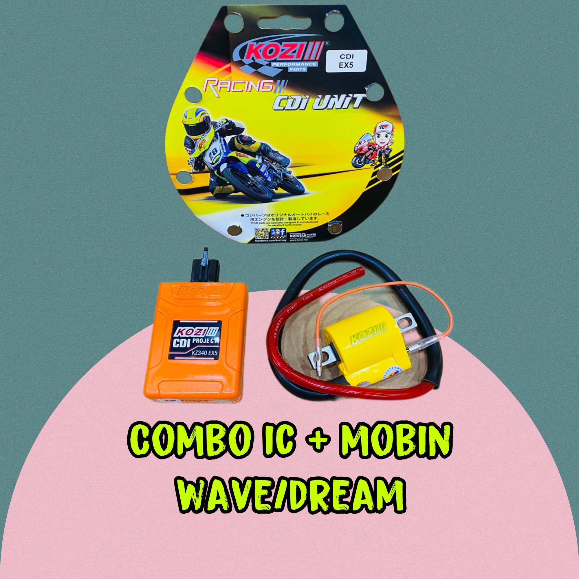 Ic độ nhẹ kozi wave/dream mở tua