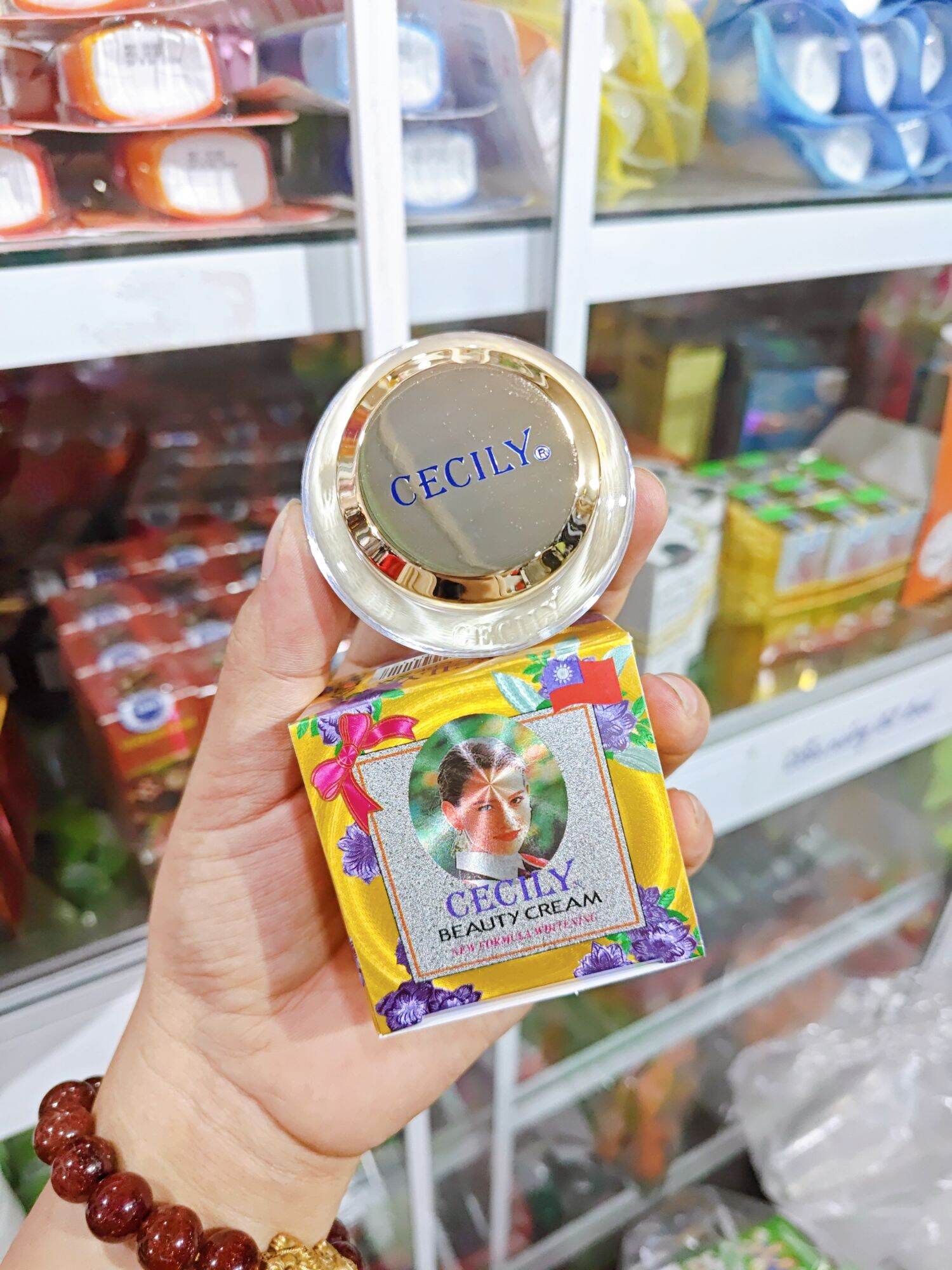 Kem dưỡng trắng da mờ thâm nám cecily beauty cream 16g
