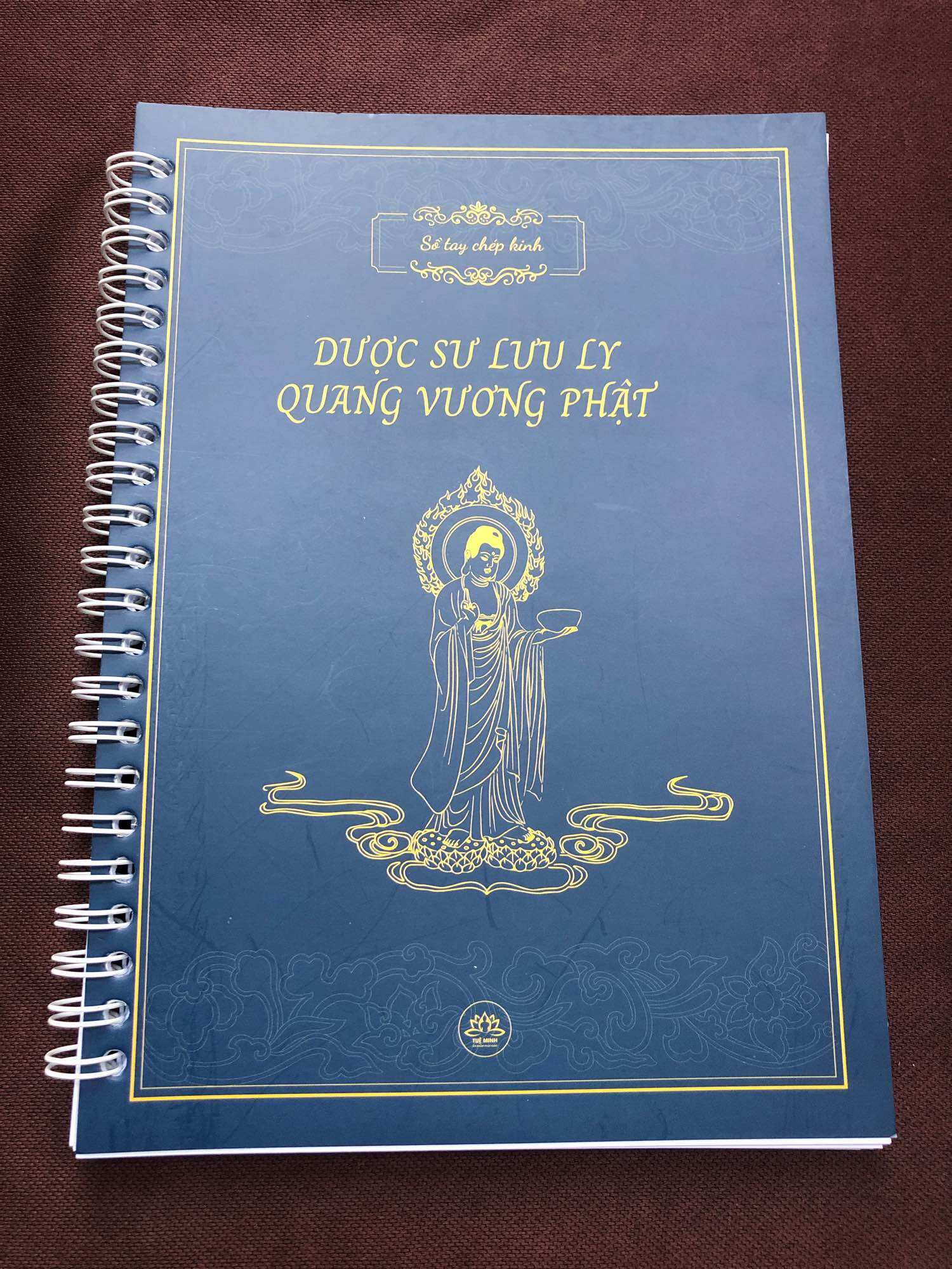 Combo 2 vở chép kinh Dược Sư - Vu Lan Báo Hiếu (tặng kèm bút)