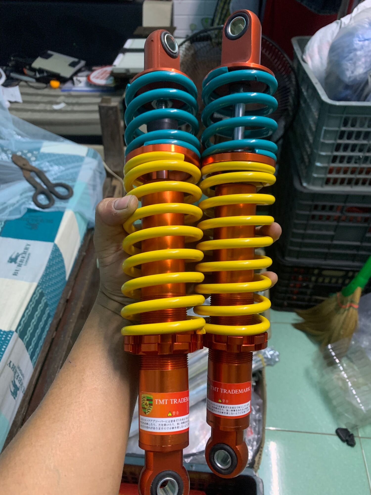 Phuộc 2 lò xo (hàng đẹp)