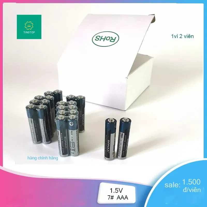 1cặp 2 viên pin aaa,sonax 1.5v,có thể dùng cân điện tử