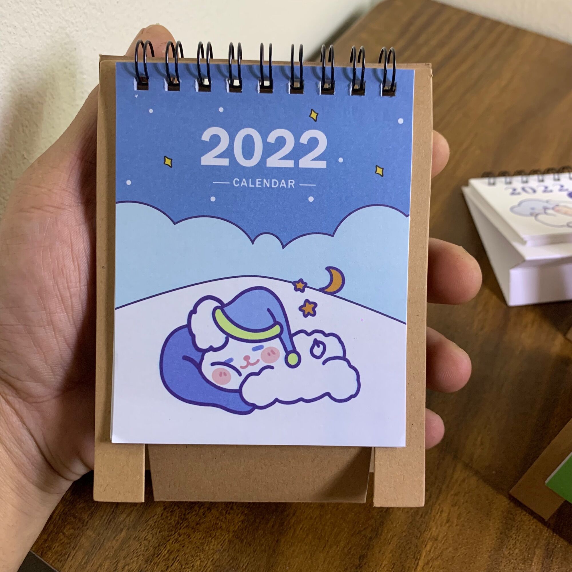 Lịch để bàn mini hoạt hình dễ thương 2022