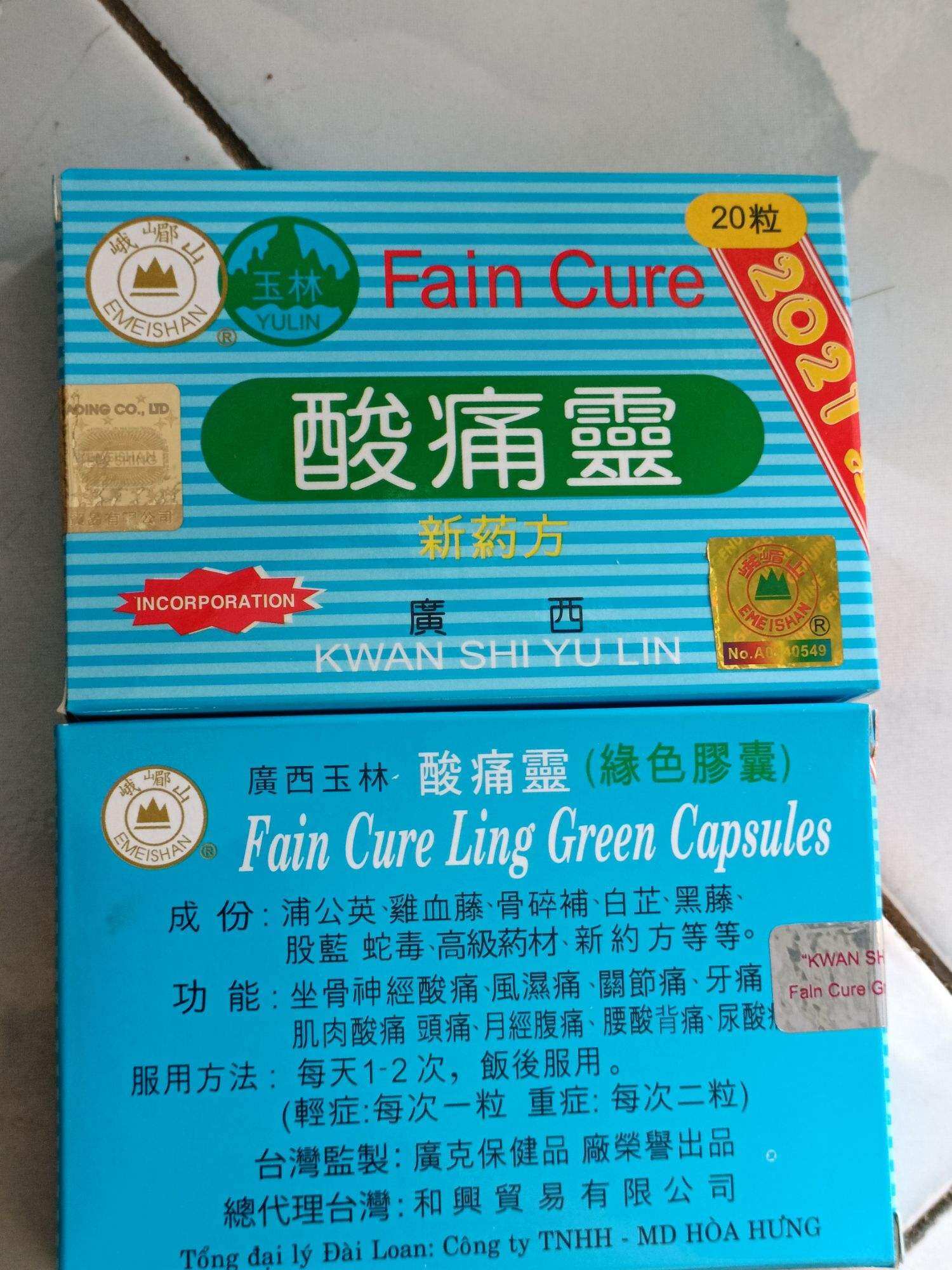 TOAN THỐNG LINH MẪU MỚI 2021 CÓ TEM - KWAN SHI YU LIN hỗ trợ gout xương khớp