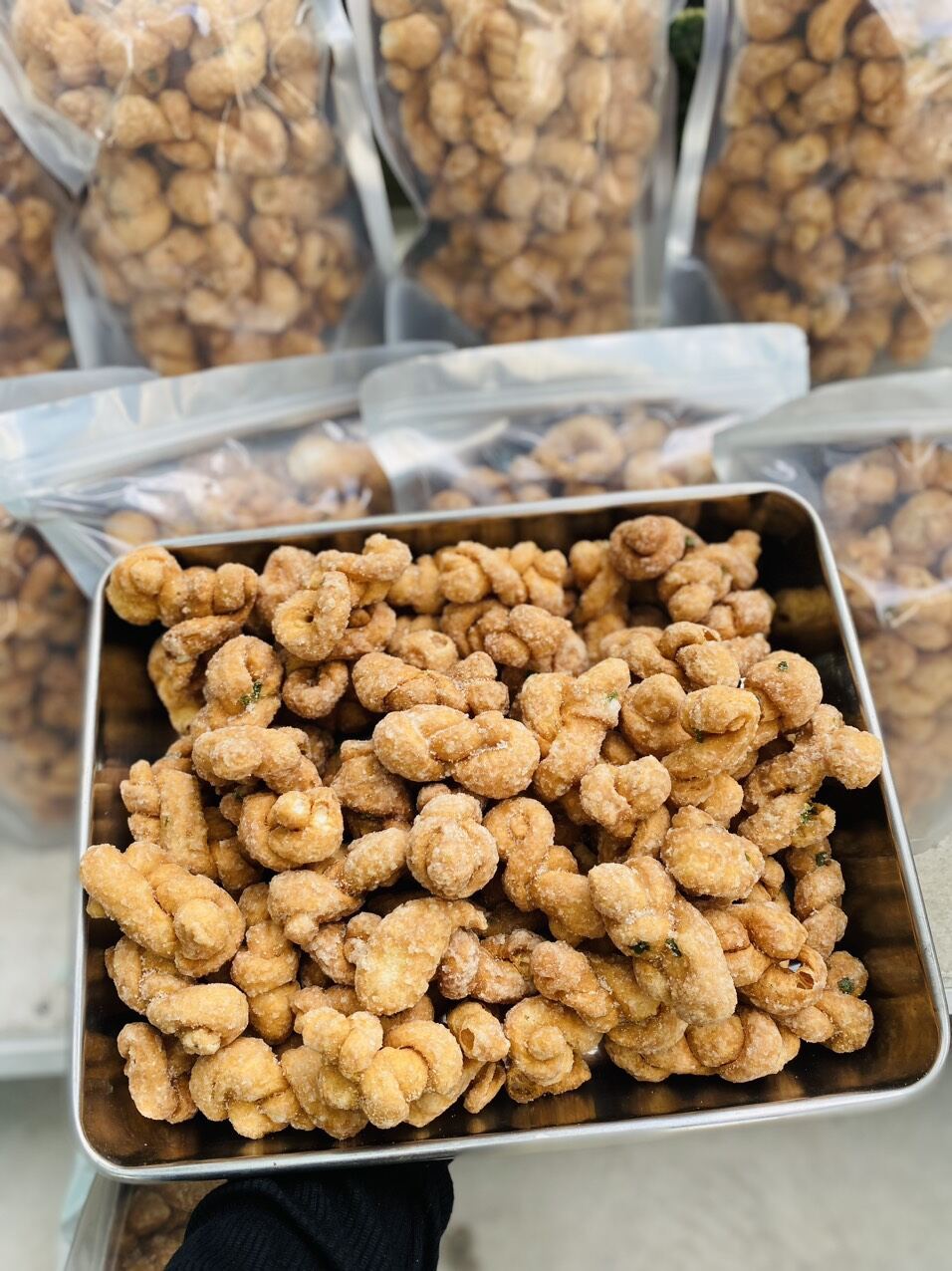 Bánh quẩy xoắn hành, bánh neo Miền Tây 500g