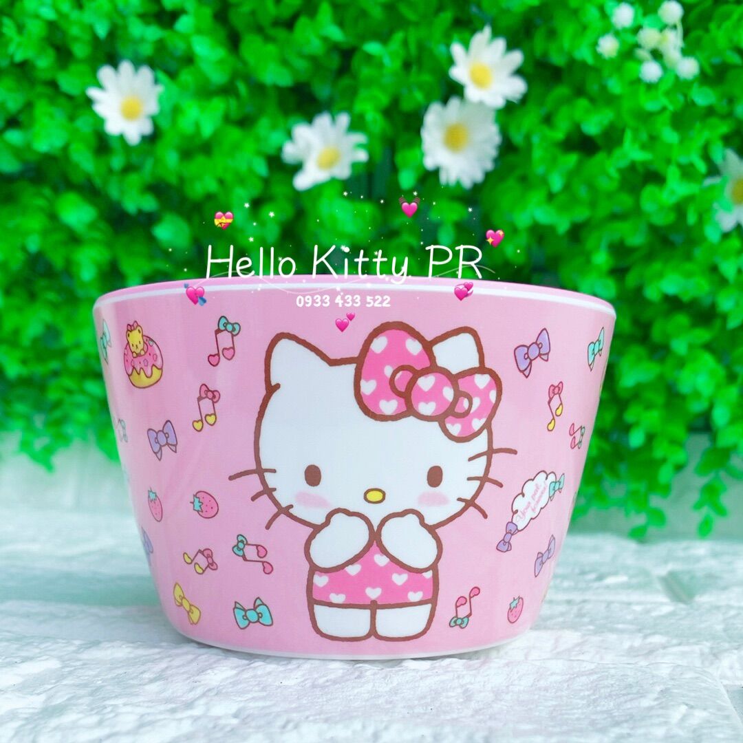 Set combo bàn ăn Hello Kitty