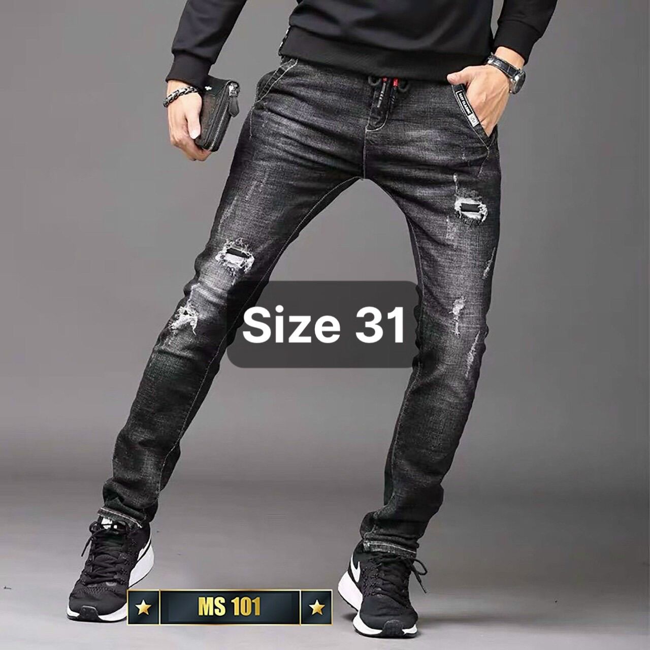 HAI QUẦN JEAN NAM SIZE 31