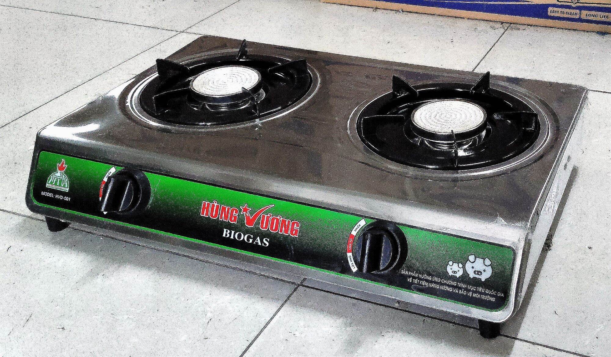 Bếp BIOGAS đôi hồng ngoại