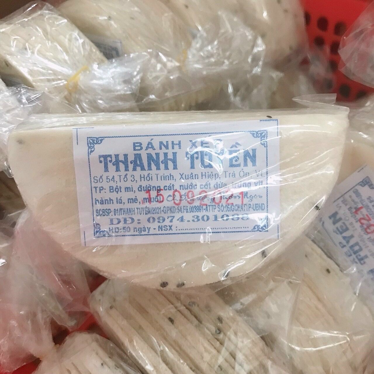 Bánh tráng xếp ( lốc 10cái )