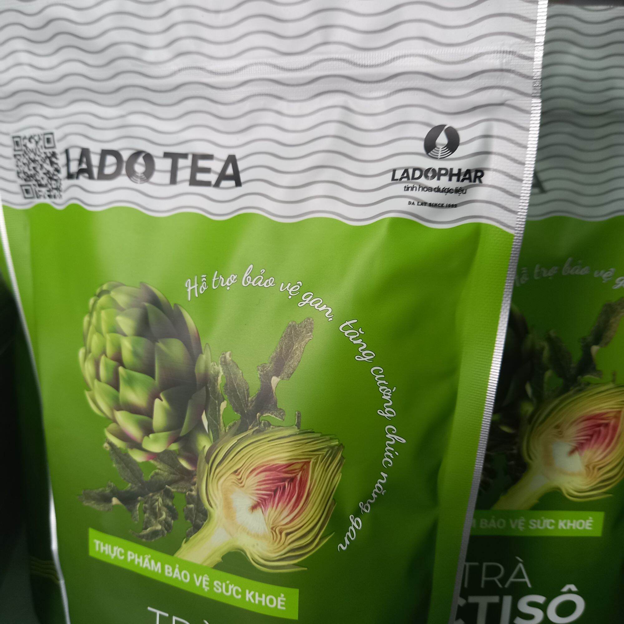 Trà Atiso Ladophar 100 túi lọc ( Bộ 2 gói ) - Actiso Đà Lạt Maximas