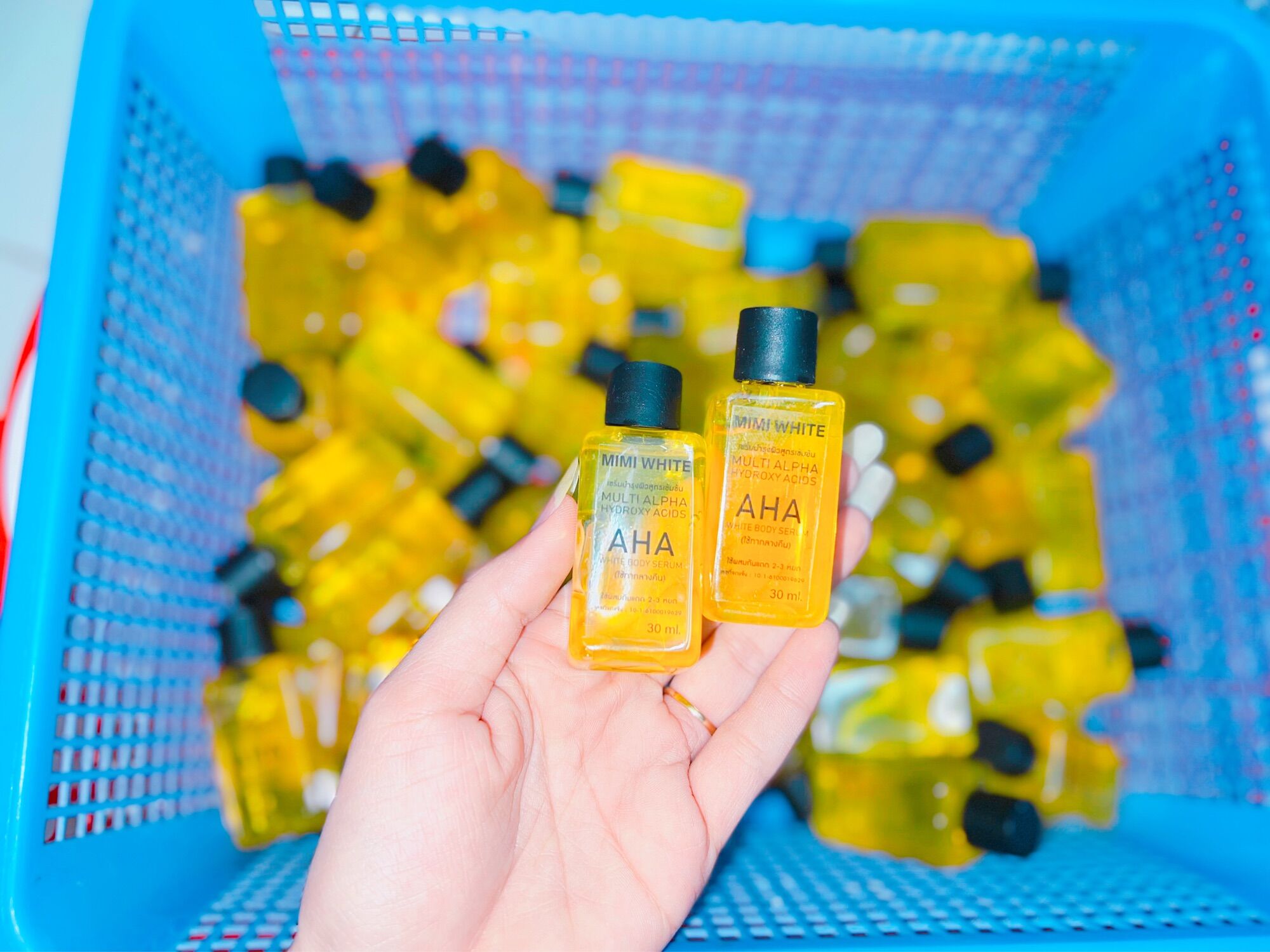 Combo sỉ 10 chai serum aha mimi white
